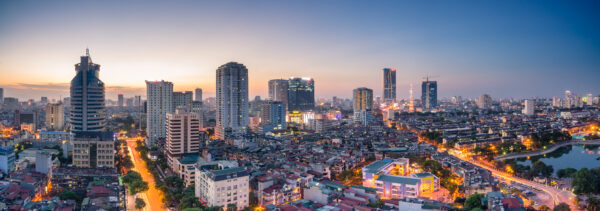 Hanoi,,Vietnam,-,June,30,,2016:aerial,View,Of,Hanoi,Skyline